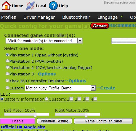 device driver software for ps3 controller